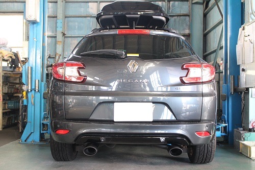 ルノー メガーヌエステートGT220 ワンオフマフラー 【型式