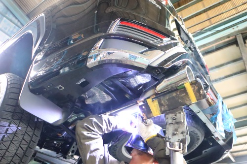 トヨタ ランクル300ZX ワンオフマフラー【型式：3BA