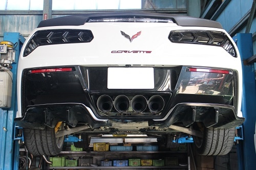 シボレー C7コルベット ワンオフ マフラー 【型式：－】 | ワンオフ
