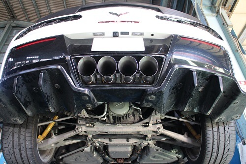 シボレー C7コルベット ワンオフ マフラー 【型式：－】 | ワンオフ
