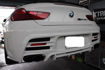BMW 640i ワンオフ マフラー 【型式：DBA－LW30C