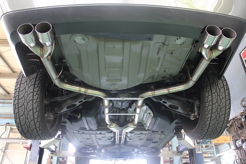 ダッジチャレンジャー　2015y ワンオフマフラー オンライン アウトレット車・バイク・自転車 - ダッジチャレンジャー