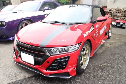 センスブランド S660 JW5 車検対応マフラー＆エアロ 90Φ真円