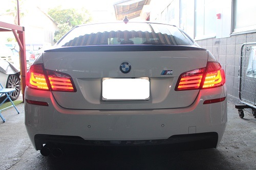 BMW 528i ワンオフマフラー 【型式：DBA－FR30