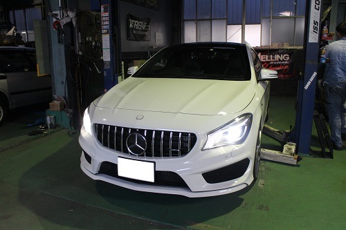 ベンツ CLA180 W117 ワンオフマフラー 【型式 ベンツ CLA180 W117 ワンオフマフラー 【型式