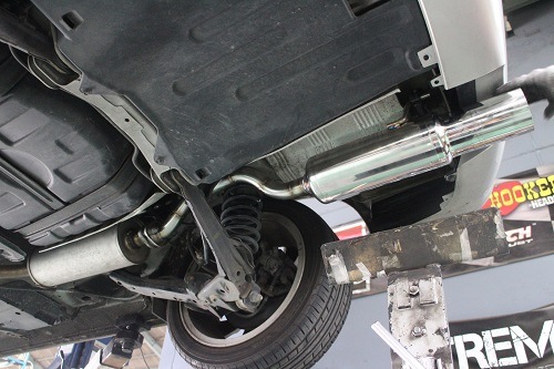 ホンダ シビック リアストレートマフラー 【型式：FD1】 | ワンオフ