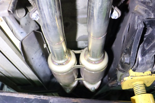 トヨタ ランクル80 フロントパイプ製作【型式：FZJ80G