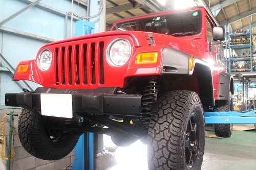 ラングラー・JEEP・TJ用・ステンレス・ワンオフ・バンパー・前後セット・中古・おまけ付 ラングラー TJ ワンオフ サイド出しマフラー Ｊｅｅｐ ＴＪラングラー