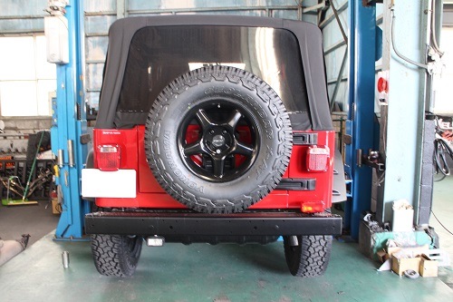 Jeep TJラングラー ワンオフマフラー 【型式：GH－TJ40S