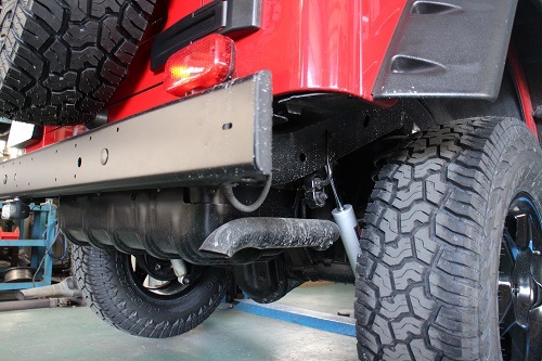 Jeep TJラングラー ワンオフマフラー 【型式：GH－TJ40S