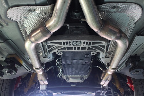 ダッジ チャレンジャー R／T 社外マフラーテール加工 【型式