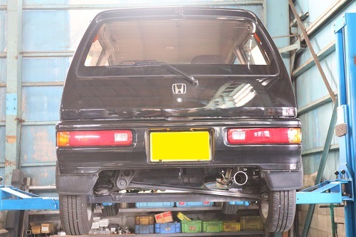 ホンダ トゥデイ JA2 ワンオフマフラー 【型式：M－JW2E 