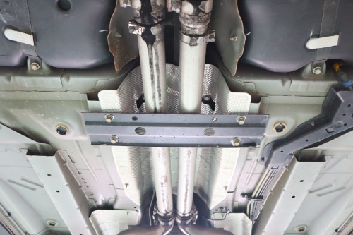 リアストレート 加工マフラー