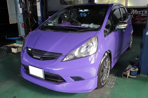 ホンダ フィット ワンオフマフラー 【型式：DBA－GE8  