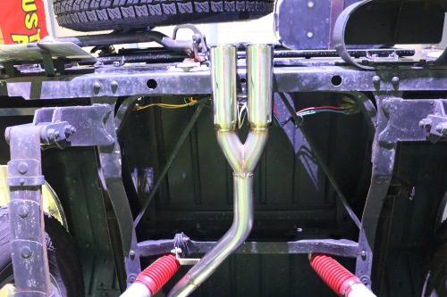 三菱 ジープ ワンオフマフラー 【型式：J59】 | ワンオフ製作事例