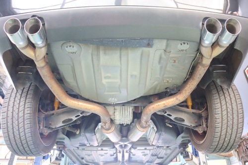 ダッジチャレンジャーRTストレートマフラー ダッジ チャレンジャー 2009-2015 R/T 5.7L エキゾースト