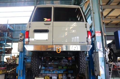 トヨタ ランクル78プラド ワンオフ マフラー 【型式：KD