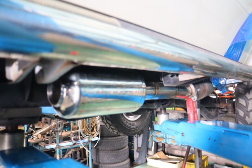 トヨタ ランクル78プラド ワンオフ マフラー 【型式：KD