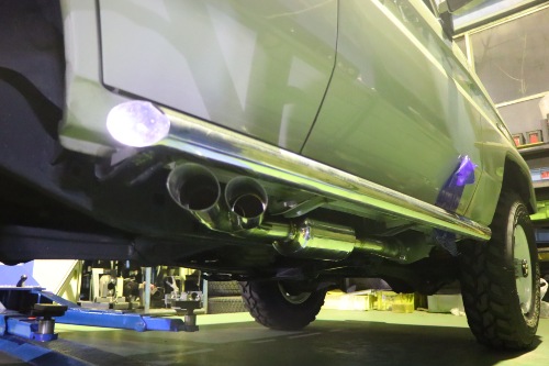 トヨタ ランクル78プラド ワンオフ マフラー 【型式：KD