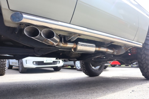 トヨタ ランクル78プラド ワンオフ マフラー 【型式：KD