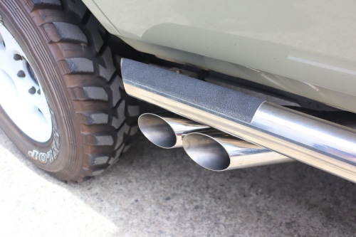 トヨタ ランクル78プラド ワンオフ マフラー 【型式：KD