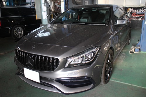 ベンツ AMG C117 CLA45 ストレート タウンパイプ 触媒レス
