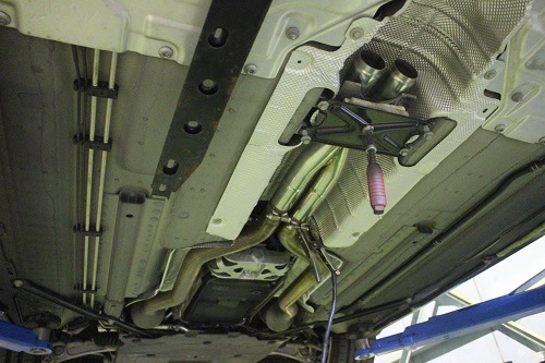 ジャガーfタイプワンオフマフラー ジャガー Fタイプ ワンオフマフラー【型式：CBA－J608A