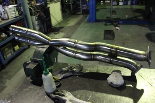 ジャガー Fタイプ ワンオフマフラー【型式：CBA－J608A