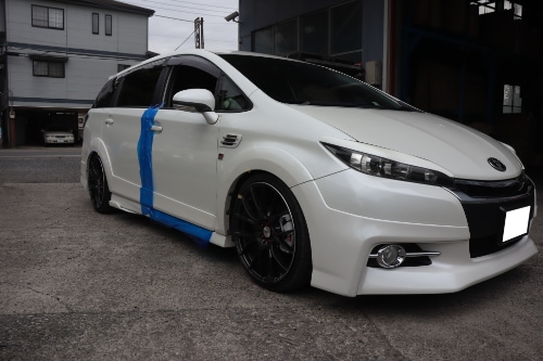 トヨタ ウィッシュ GR SPORT ワンオフ マフラー | ワンオフ製作事例 