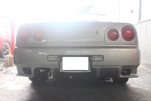 ニッサン スカイライン 社外マフラー加工取付 【型式：GF－ER34