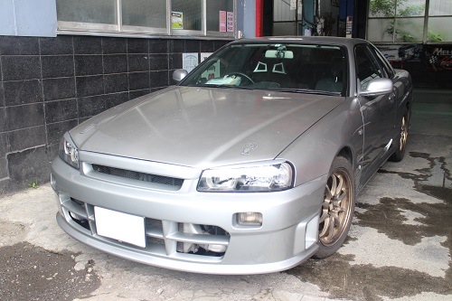 ニッサン スカイライン 社外マフラー加工取付 【型式：GF－ER34