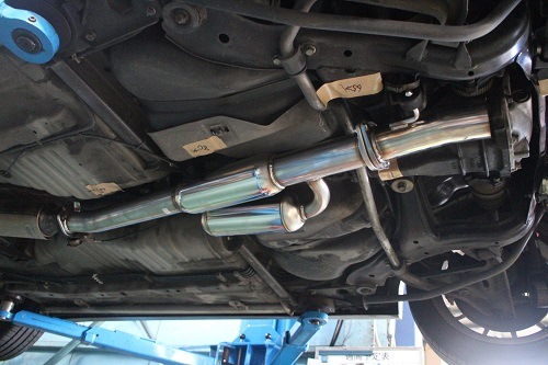 スカイラインクーペ　ワンオフマフラー v36クーペ・ckv36 ワンオフマフラー