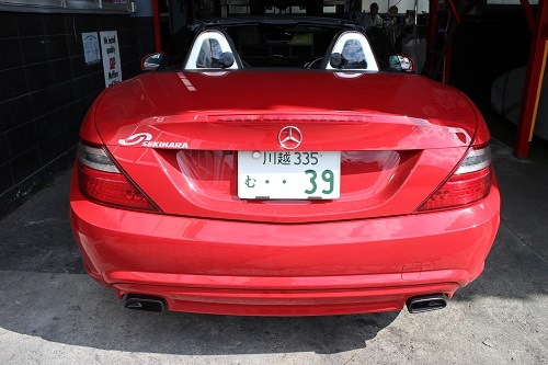 ベンツ SLK200 ワンオフマフラー 【型式：CBA－172434