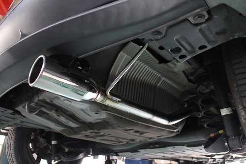 CR-Zワンオフマフラー　ストレート ZF1 ホンダ CR－Z ワンオフリアマフラー 【型式：DAA－ZF1