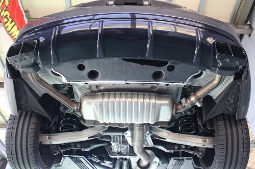 まの ベンツ AMG CLA45 ワンオフマフラー 【型式：CBA