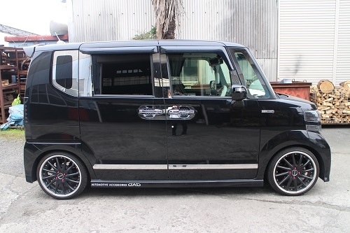 JF1ホンダN-BOXカスタム！オリジナルストレートマフラー！デュアル