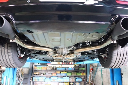 ダッジ チャレンジャースキャットパック ワンオフ可変バルブ付マフラー