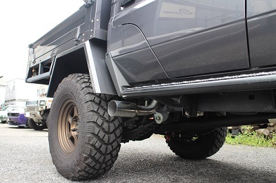 トヨタ ランクル79 ワンオフ マフラー 【型式：CBF－GRJ79K