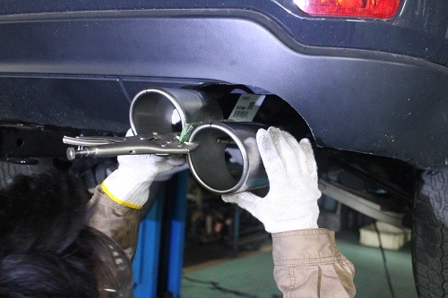 Jeep グランドチェロキーラレード ワンオフマフラー 【型式