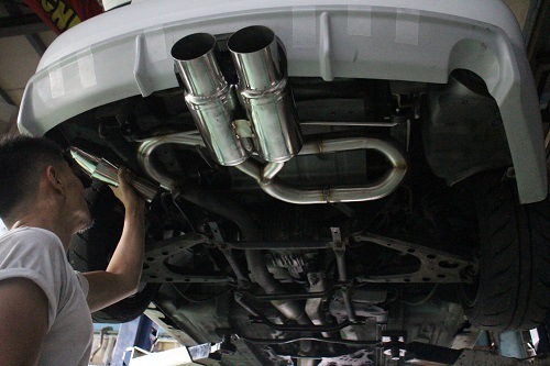 マツダ ロードスター ワンオフ マフラー 【型式：NB8C