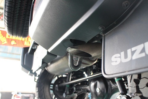 スズキ ジムニーシエラ ワンオフマフラー【型式：JB74W 