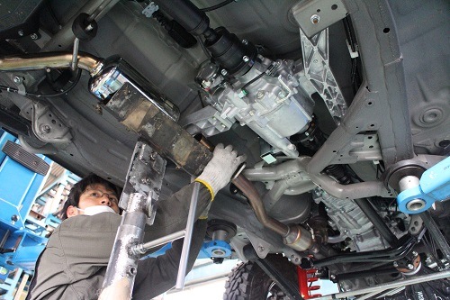 スズキ JB64ジムニー ワンオフマフラー【型式：3BA－JB64W
