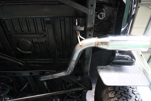 トヨタ ランクル80 ワンオフマフラー 【型式：FZJ80G