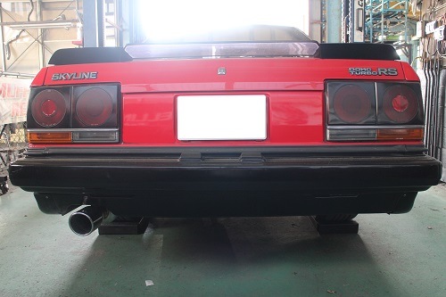 ニッサン スカイライン ワンオフ マフラー 【型式：E－HR30