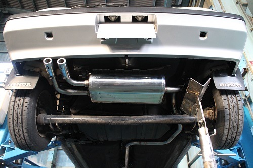 ぺ*ぺ様 ワンダーシビック　ワンオフマフラー　E-AT シビック　USDM JD ホンダ ワンダーシビック ワンオフマフラー 【型式：E－AH