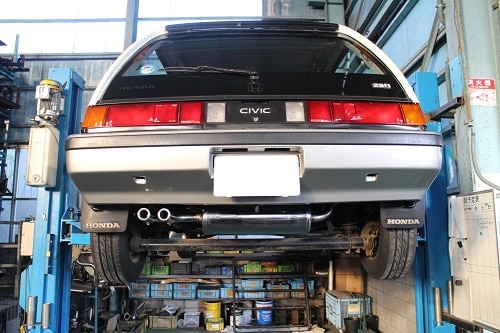 ぺ*ぺ様 ワンダーシビック　ワンオフマフラー　E-AT シビック　USDM JD ぺ*ぺ様 ワンダーシビック ワンオフマフラー E-AT シビック USDM JD