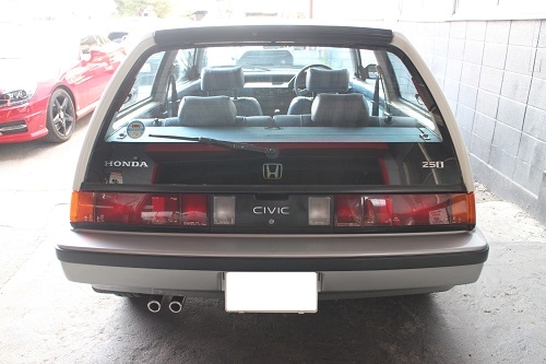 ぺ*ぺ様 ワンダーシビック　ワンオフマフラー　E-AT シビック　USDM JD ホンダ ワンダーシビック ワンオフマフラー 【型式：E－AH