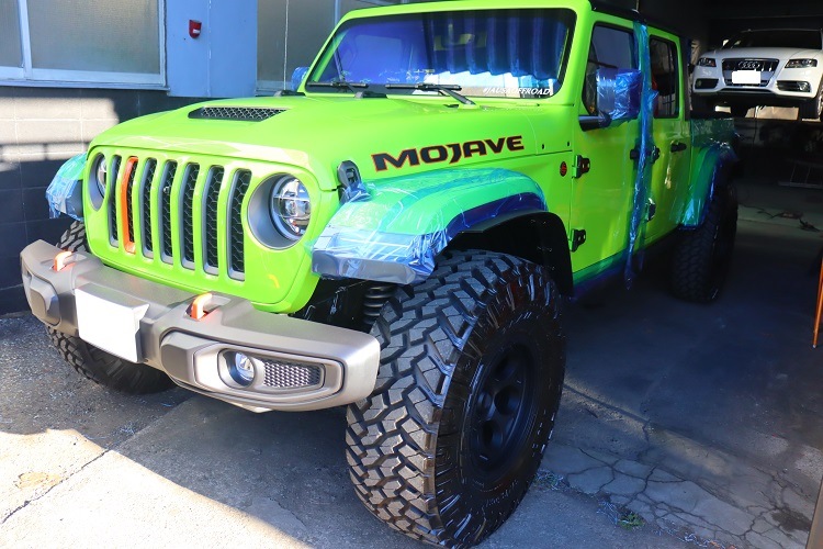 アメリカ Jeep マフラー☆未使用☆ジープ グラディエータ ４本出し マフラー【富山】保安基準適合品マフラー クライスラー Jeep 適応型式 ７ＢＦ－ＪＴ３６ ELFORD ジープ グラディエーター ウルトラパフォーマンスマフラー