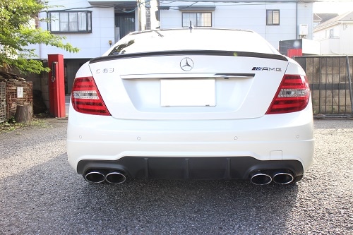 メルセデスベンツ C63 AMG 中間ストレート加工 【型式：CBA