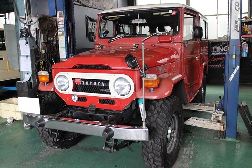 トヨタ ランドクルーザー40 ワンオフマフラー 【型式：BJ42 